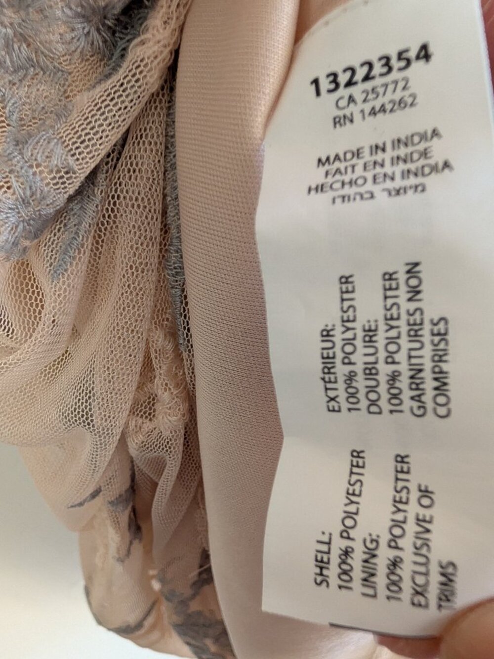 Dex Embroidered Sheer Ruffle Sleeve Mini Dress - Picture 12 of 12